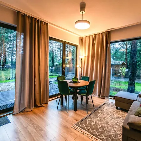 Heban Forest Cabin&Sauna Starlink Tomczyn Esterno foto