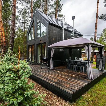 Heban Forest Cabin&Sauna Starlink Tomczyn Esterno foto