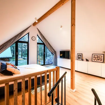 Heban Forest Cabin&Sauna Starlink Tomczyn Esterno foto