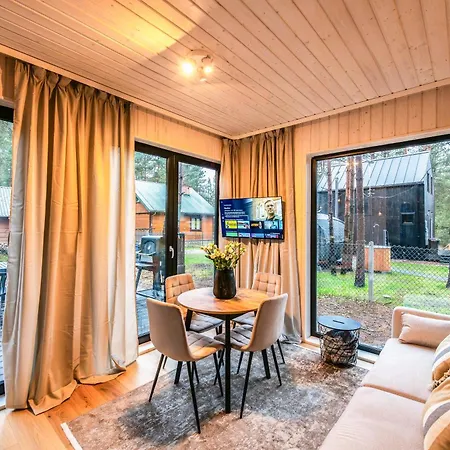 Heban Forest Cabin&Sauna Starlink Tomczyn Esterno foto