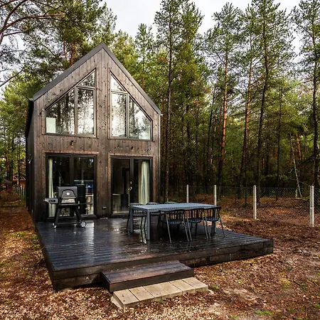 Heban Forest Cabin&Sauna Starlink Tomczyn Esterno foto