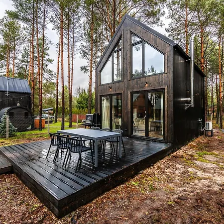 Heban Forest Cabin&Sauna Starlink Tomczyn Esterno foto