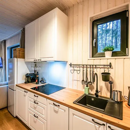 Heban Forest Cabin&Sauna Starlink Tomczyn Esterno foto