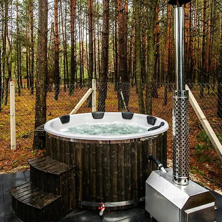 Heban Forest Cabin&Sauna Starlink Tomczyn Esterno foto