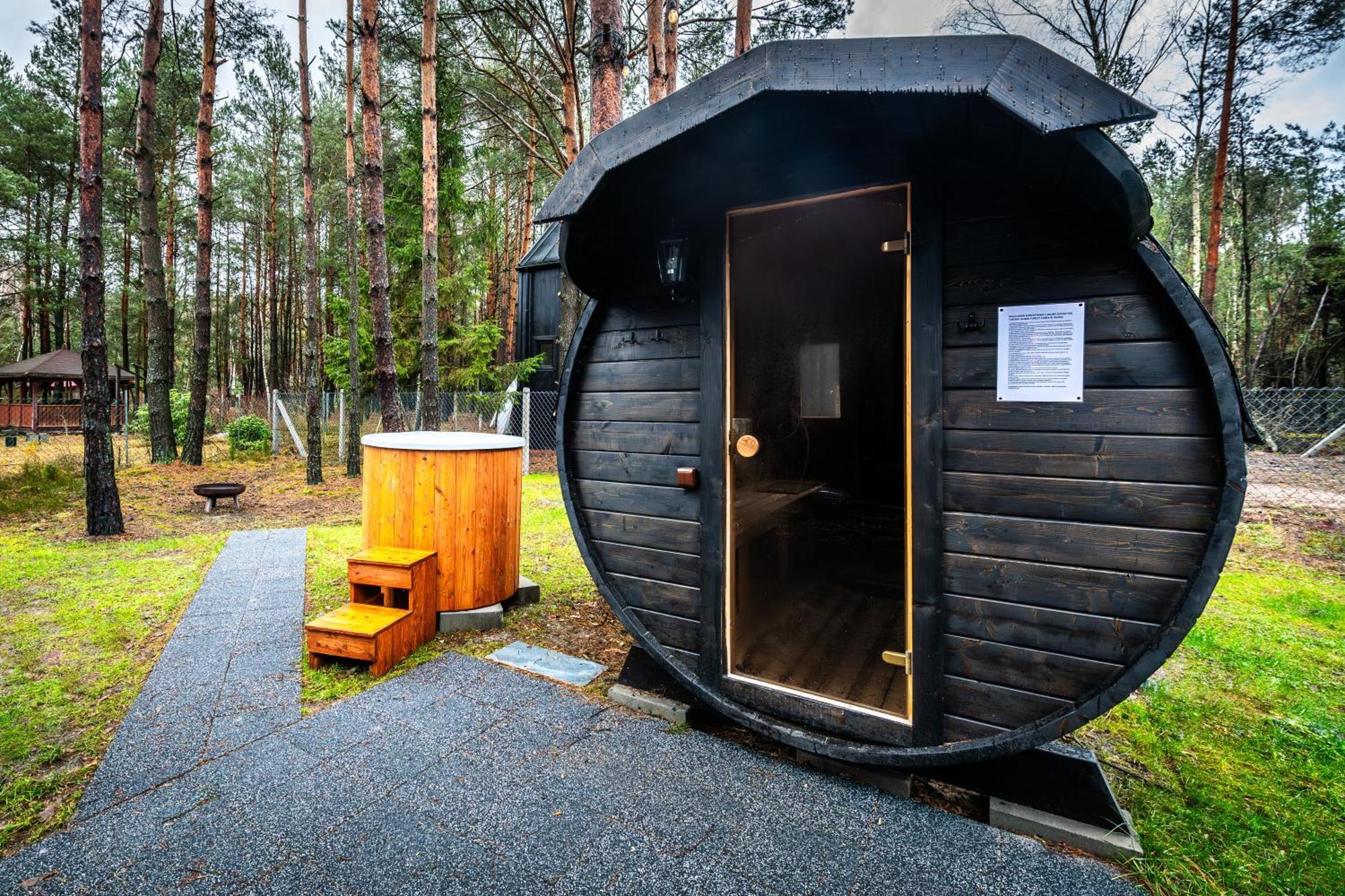 Heban Forest Cabin&sauna Starlink * Tomczyn